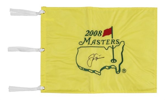 Jack Nicklaus Signed 2008 Masters Golf Flag